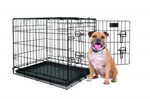 Yours Droolly Double Door Dog Crate Medium 76cm