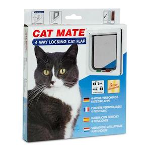 Pet: Cat Mate Cat Door Wood Standard White