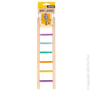 Pet: Avi One Wooden Ladder With 7 Sand Steps