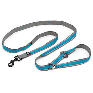 Kurgo Quantum 6-in-1 Leash - Blue