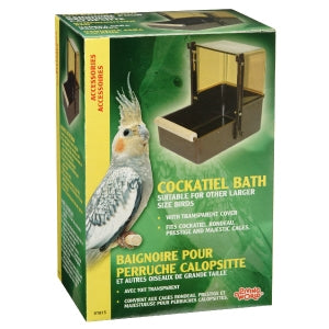 Pet: LW Cockatiel Deluxe Outside Bird Bath