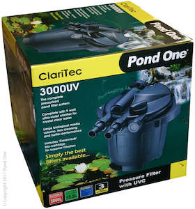 Pond One ClariTec 3000 Pressurised Filter 9W UVC