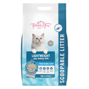 Trouble & Trix Lightweight Clumping Cat Litter 15L