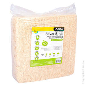 Pet: Pet One Silver Birch Bedding Apple Scented 4kg/62L