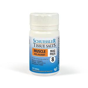 Pharmacy: Schuessler Tissue Salts Mag Phos Muscle Relaxant 125 Tablets