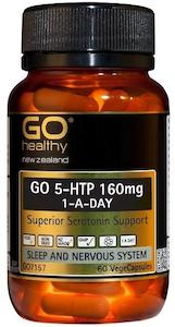 Pharmacy: GO Healthy GO 5-HTP 160mg 1-A-Day Capsules 60