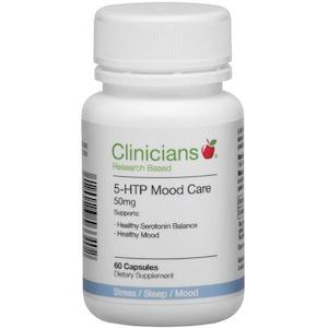 Clinicians 5-HTP Mood Care 50mg Capsules 60