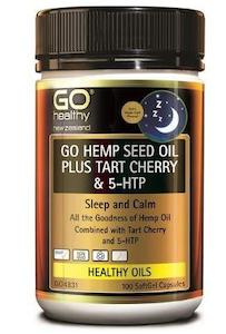 Go Healthy GO Hemp Seed Oil Plus Tart Cherry & 5HTP 100