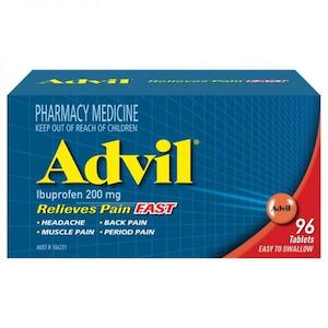 Pharmacy: Advil Tablets 96