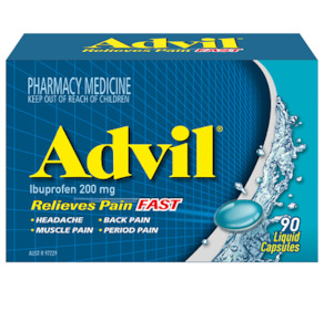 Pharmacy: Advil Liquid Capsules 90