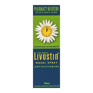 Livostin Nasal Spray Antihistamine 10ml