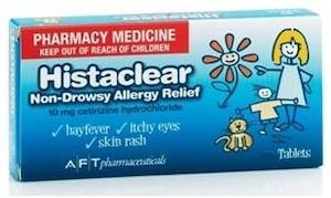 Pharmacy: Histaclear Tablets 5 [limited to 12 per order]