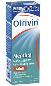 Otrivin MENTHOL Nasal Spray 10ml