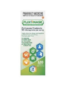 Pharmacy: FLIXONASE Nasal Spray 120 Dose Box