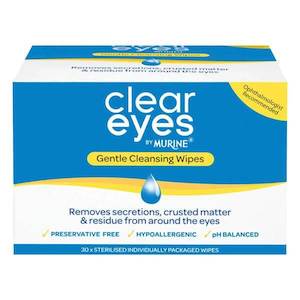 Clear Eyes Gentle Cleansing Wipes 30