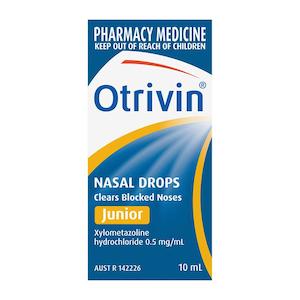 Pharmacy: Otrivin JUNIOR Nasal Drops 10ml