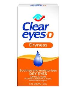 Pharmacy: Clear Eyes-D Dryness Drops 15 ml