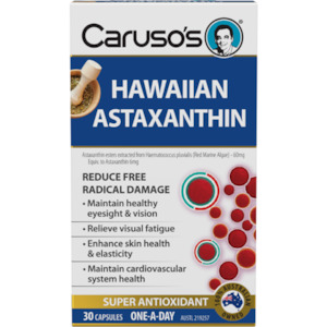 Caruso's Hawaiian Astaxanthin 30 Tablets