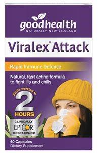 Pharmacy: Good Health Viralex Attack Capsules 60