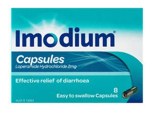 Pharmacy: Imodium 2mg Capsules 8 [limited to 8 per order]