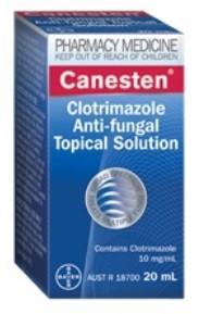 Pharmacy: Canesten Clotrimazole ANTI-FUNGAL Topical Solution 20ml