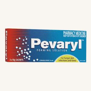 Pevaryl Foaming Solution Sachets 3x10g