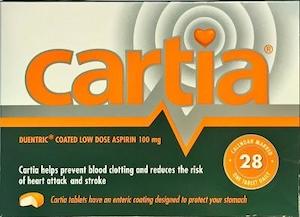 Cartia Tablets 100mg 28