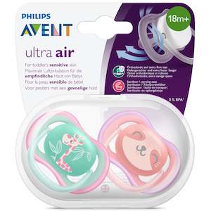 Philips Avent Ultra Air Night 6-18 months Soother 2 Pack