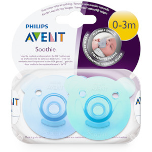 Philips Avent 0-3 months Bear Soothie 2 Pack