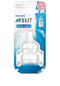 Pharmacy: Philips Avent Anti-Colic Variable Flow Teats 2 Pack