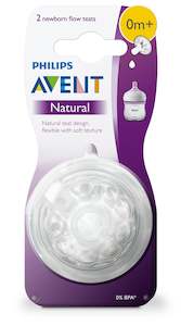 Pharmacy: Philips Avent Natural Teat Newborn 0 months + 2 Pack