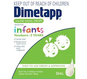 Pharmacy: Dimetapp Saline Nasal Drops 30ml ??For Infants