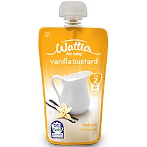 Pharmacy: Wattie's Stage 2 Baby Food Vanilla Custard 120g