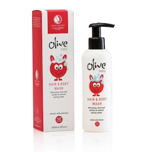 Olive Baby Hair & Body Wash 200ml