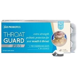 Pharmacy: Blis ThroatGuard Pro with BLIS K12™ Lozenges 30 Vanilla