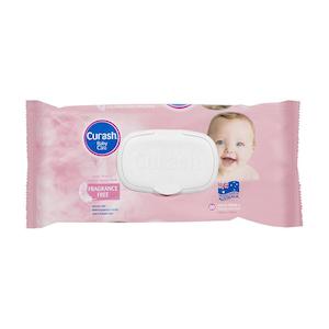 CURASH Fragrance Free Baby Wipes 80pk