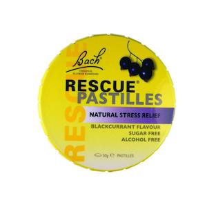 Bach Rescue Pastilles Blackcurrent 50g