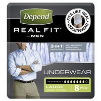 DEPEND Realfit Men Large 8