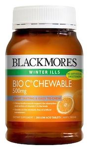 Blackmores Bio C 500mg 200 Chewable Tablets