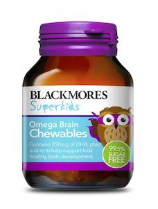 Blackmores Superkids Omega Brain Chews 50s