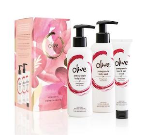 Olive Peaceful Pomegranate Gift Set