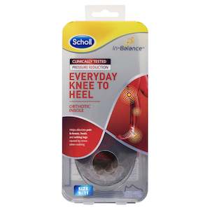 Pharmacy: SCHOLL In-Balance Everyday Knee to Heel Orthotic Insole Large