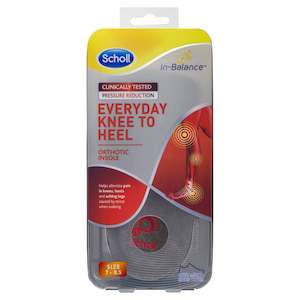 SCHOLL In-Balance Everyday Knee To Heel Orthotic Insole Medium