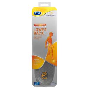 Pharmacy: SCHOLL In-Balance Lower Back Orthotic Insole L