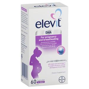 Elevit DHA For Pregnancy And Breastfeeding Capsules 60 pack (60 days)