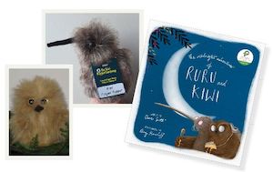 ‘THE MIDNIGHT ADVENTURES OF RURU AND KIWI’: This Book & Puppet Pack includes…