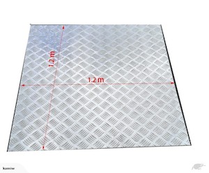 Wholesale trade: Aluminium checker plate