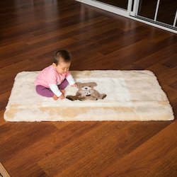 Large Sheepskin Baby Play Rug