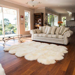 Clothing: Classic Sheepskin Rugs: 10 Pelt Natural Shape