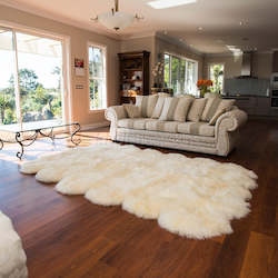 Classic Sheepskin Rugs: 12 Pelt Natural Shape